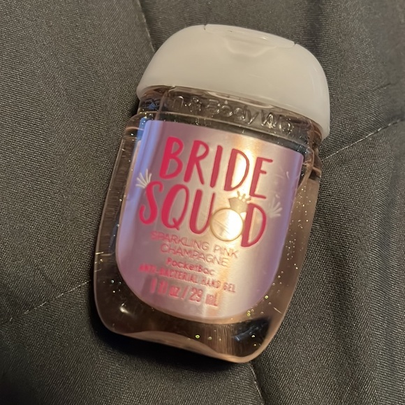 Bath & Body Works silver engagement ring Pocketbac holder (w/ Bride Squad), NWT! - Picture 3 of 3
